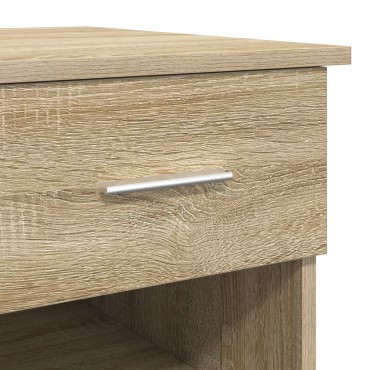 vidaXL Γραφείο Δρύς Sonoma Επεξεργασμένο Ξύλο 90x49x75 εκ 1 τεμ.