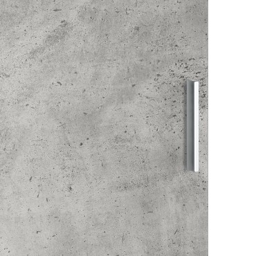 vidaXL Μπουφές Γκρι Σκυρόδεμα MDF με εφέ σκυροδέματος Κανονικό Πόρτες