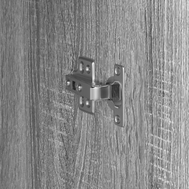 vidaXL Μπουφές Γκρι σονόμα MDF Μεσαίο Μπουφές Ορθογώνιος Σύγχρονος