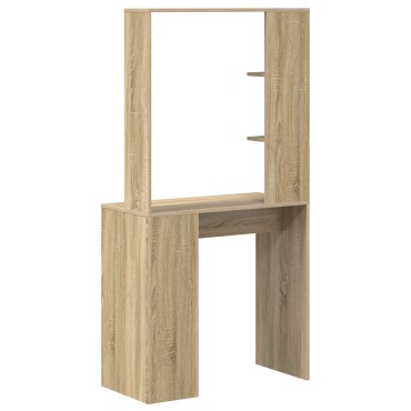vidaXL Γραφείο Δρύς Sonoma Επεξεργασμένο Ξύλο 78,5x37x154,5 εκ 1 τεμ.