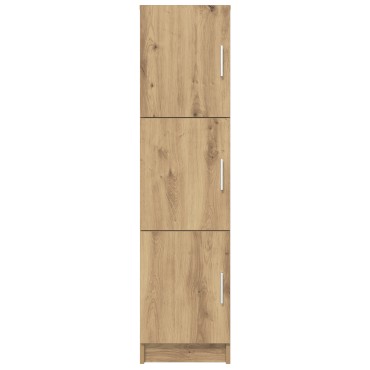 vidaXL Artisan Oak Sideboard Artisan oak Επεξεργασμένο Ξύλο Μεγάλο