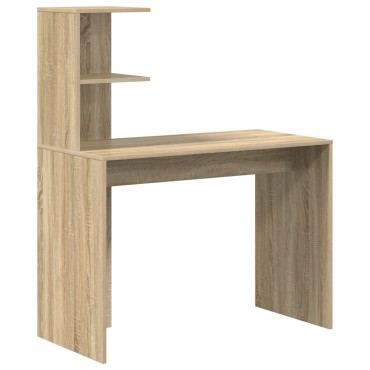 vidaXL Γραφείο Δρύς Sonoma Επεξεργασμένο Ξύλο 102x50x124cm 1 τεμ.