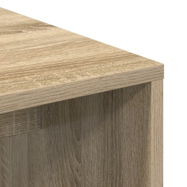 vidaXL Γραφείο Δρύς Sonoma Επεξεργασμένο Ξύλο 102x50x124cm 1 τεμ.