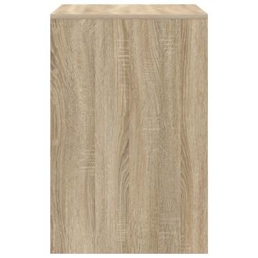 vidaXL Γραφείο Υπολογιστή Sonoma oak Μοριοσανίδα 60x50x76 εκ 1 τεμ.