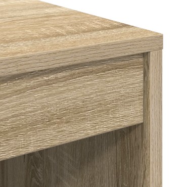 vidaXL Γραφείο Υπολογιστή Sonoma oak Μοριοσανίδα 60x50x76 εκ 1 τεμ.