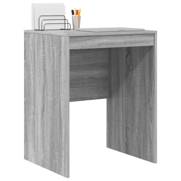 vidaXL Γραφείο γραφής Γκρι sonoma Μοριοσανίδα 60x50x76cm Απλό 1 τεμ.