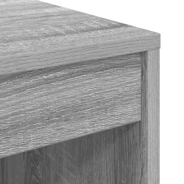 vidaXL Γραφείο γραφής Γκρι sonoma Μοριοσανίδα 60x50x76cm Απλό 1 τεμ.