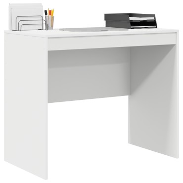 vidaXL Γραφείο Λευκό 90x50x76cm 1 τεμ.