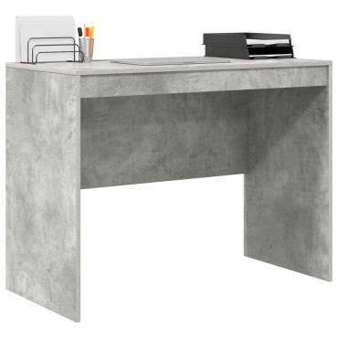 vidaXL Γραφείο Γραφής Γκρι τσιμέντου MDF 100x50x76cm 1 τεμ.