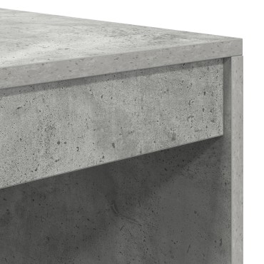 vidaXL Γραφείο Γραφής Γκρι τσιμέντου MDF 100x50x76cm 1 τεμ.