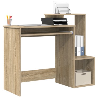 vidaXL Γραφείο Δρύς Sonoma 106x41x88.5cm Επεξεργασμένο Ξύλο 1 τεμ.
