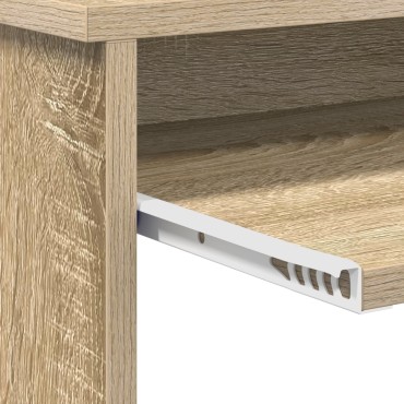 vidaXL Γραφείο Δρύς Sonoma 106x41x88.5cm Επεξεργασμένο Ξύλο 1 τεμ.