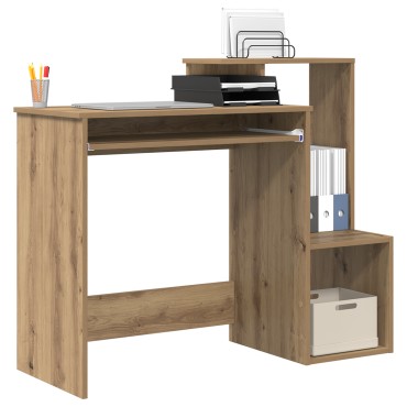vidaXL Γραφείο Artisan Oak Επεξεργασμένο Ξύλο 106x41x88.5cm 1 τεμ.
