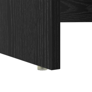 vidaXL Γραφείο με αποθήκευση Μαύρη δρυός 120.5x44x88.5cm Επεξεργασμένο ξύλο 1 τεμ.