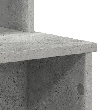 vidaXL Γραφείο Σκυρόδεμα Γκρι 120,5x44x88,5cm Επεξεργασμένο Ξύλο 1 τεμ.