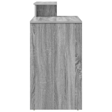 vidaXL Γραφείο Γκρίζο Σονομα 120,5x44x88,5cm Επεξεργασμένο Ξύλο 1 τεμ.