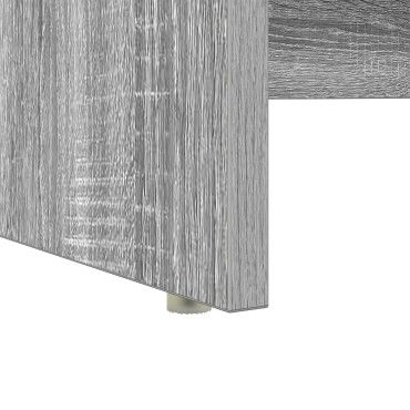vidaXL Γραφείο Γκρίζο Σονομα 120,5x44x88,5cm Επεξεργασμένο Ξύλο 1 τεμ.