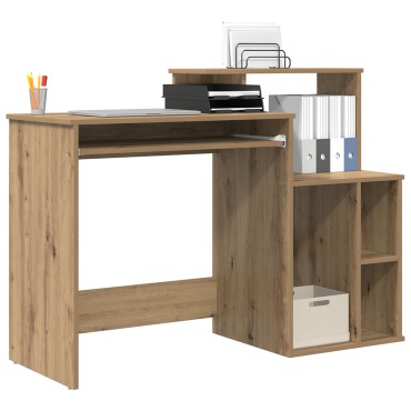 vidaXL Γραφείο Artisan Oak Επεξεργασμένο Ξύλο 120,5x44x88,5 εκ 1 τεμ.