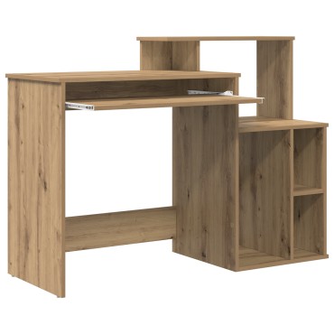 vidaXL Γραφείο Artisan Oak Επεξεργασμένο Ξύλο 120,5x44x88,5 εκ 1 τεμ.