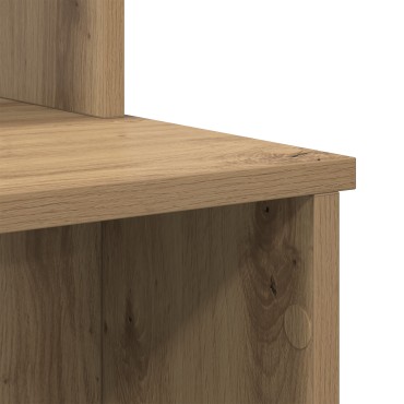 vidaXL Γραφείο Artisan Oak Επεξεργασμένο Ξύλο 120,5x44x88,5 εκ 1 τεμ.