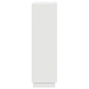 vidaXL Γραφείο Λευκό Επεξεργασμένο Ξύλο 71.5x31.5x106.5 εκ 1 τεμ.