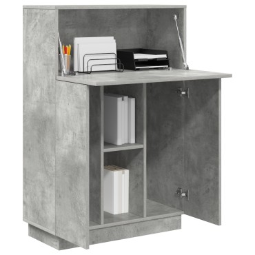 vidaXL Γραφείο Σκυρόδεμα Γκρι 71.5x31.5x106.5 εκ 1 τεμ.