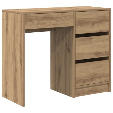 vidaXL Γραφείο Artisan Oak Επεξεργασμένο Ξύλο 90x37.5x75 εκ 1 τεμ.