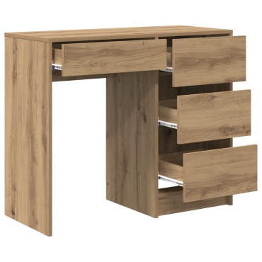 vidaXL Γραφείο Artisan Oak Επεξεργασμένο Ξύλο 90x37.5x75 εκ 1 τεμ.