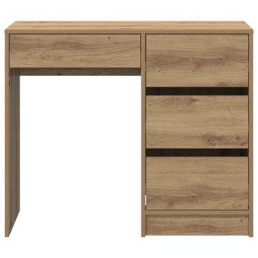 vidaXL Γραφείο Artisan Oak Επεξεργασμένο Ξύλο 90x37.5x75 εκ 1 τεμ.