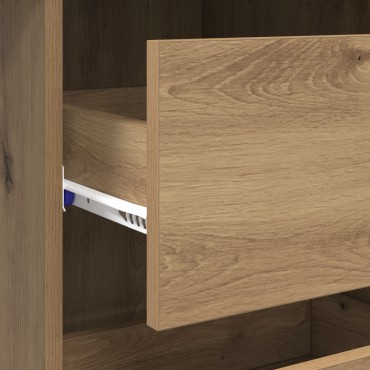 vidaXL Γραφείο Artisan Oak Επεξεργασμένο Ξύλο 90x37.5x75 εκ 1 τεμ.