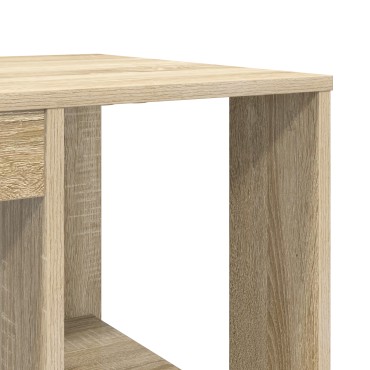 vidaXL Γραφείο Δρύς Sonoma Επεξεργασμένο Ξύλο 130x50.5x75 εκ 1 τεμ.