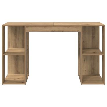 vidaXL Γραφείο Artisan Oak Επεξεργασμένο Ξύλο 130x50.5x75 εκ 1 τεμ.