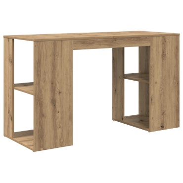 vidaXL Γραφείο Artisan Oak Επεξεργασμένο Ξύλο 130x50.5x75 εκ 1 τεμ.