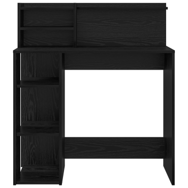 vidaXL Γραφείο Μαύρης Δρυός 90x48x101.5cm Επεξεργασμένο Ξύλο 1 τεμ.