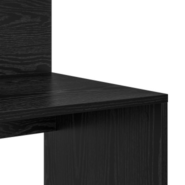 vidaXL Γραφείο Μαύρης Δρυός 90x48x101.5cm Επεξεργασμένο Ξύλο 1 τεμ.