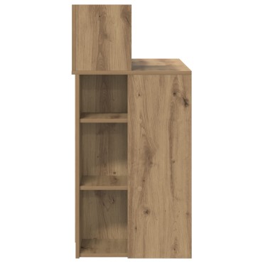 vidaXL Γραφείο Artisan Oak Επεξεργασμένο Ξύλο 90x48x101,5cm 1 τεμ.