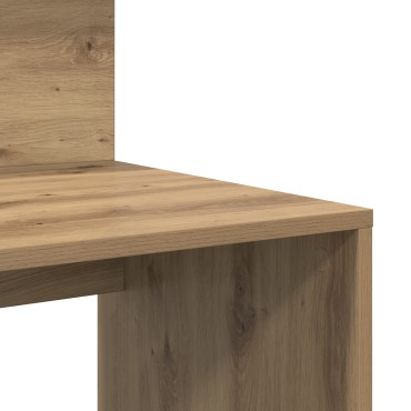 vidaXL Γραφείο Artisan Oak Επεξεργασμένο Ξύλο 90x48x101,5cm 1 τεμ.