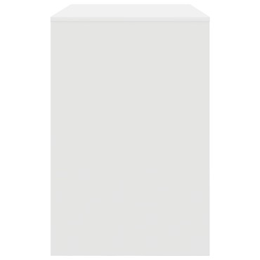 vidaXL Γραφείο Λευκό Επεξεργασμένο Ξύλο 102x50x75 εκ 1 τεμ.