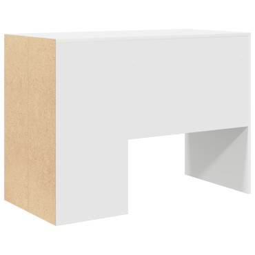 vidaXL Γραφείο Λευκό Επεξεργασμένο Ξύλο 102x50x75 εκ 1 τεμ.