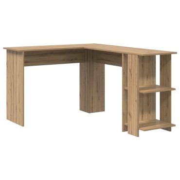 vidaXL Γωνιακό γραφείο Artisan Oak Επεξεργασμένο Ξύλο 140x113,5x75cm 1 τεμ.