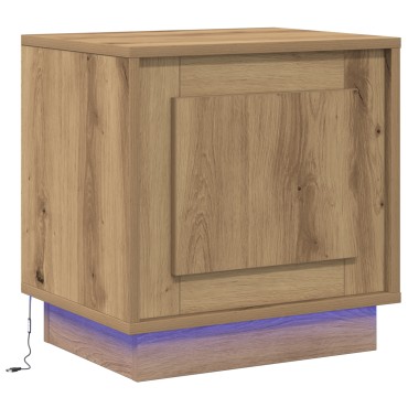 vidaXL Κομοδίνο Artisan Oak 44x34,5x45cm Επεξεργασμένο Ξύλο 1 τεμ.