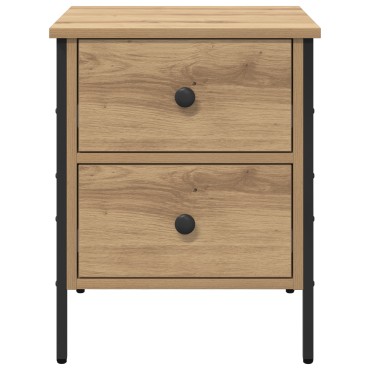 vidaXL Κομοδίνο Artisan Oak 40x42x50cm Επεξεργασμένο Ξύλο 1 τεμ.
