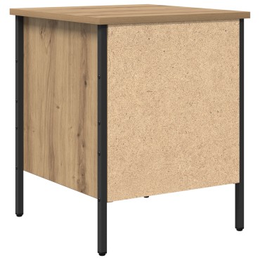 vidaXL Κομοδίνο Artisan Oak 40x42x50cm Επεξεργασμένο Ξύλο 1 τεμ.