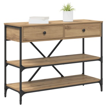 vidaXL Τραπέζι Κονσόλας από Καρυδιά 100x34.5x75cm Επεξεργασμένο Ξύλο 1 τεμ.