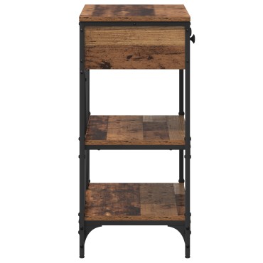 vidaXL Τραπέζι Κονσόλας Παλαιωμένο Ξύλο 75x34.5x75cm Επεξεργασμένο Ξύλο 1 τεμ.