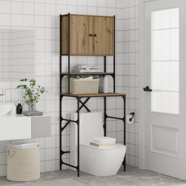 vidaXL Ντουλάπα Πλυντηρίου Μασίφ Δρυός 68x48,5x194 εκ.