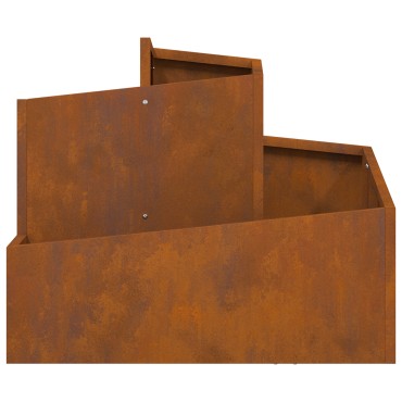 vidaXL Γλάστρες & Κουτιά Χάλυβας Corten Μέτριος Ανθεκτικός