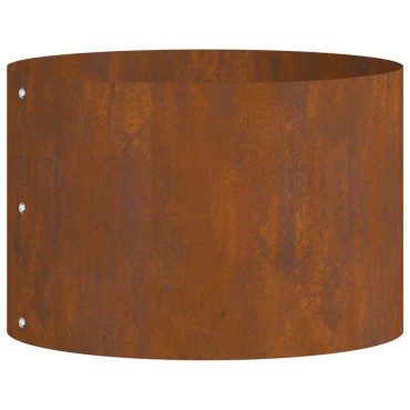 vidaXL Γλάστρα Corten Steel Corten Steel Μεσαία Ανθεκτική Κυλινδρική