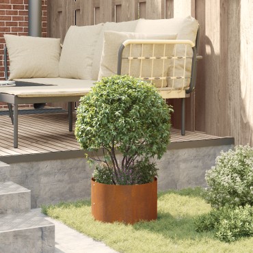 vidaXL Σετ Γλαστρών Χάλυβα Corten Χάλυβας corten Μεσαίο Ανθεκτικό