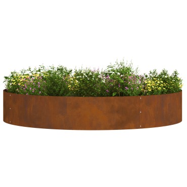vidaXL Γλάστρα Χάλυβα Corten Χάλυβας Corten Μεγάλη Ανθεκτική